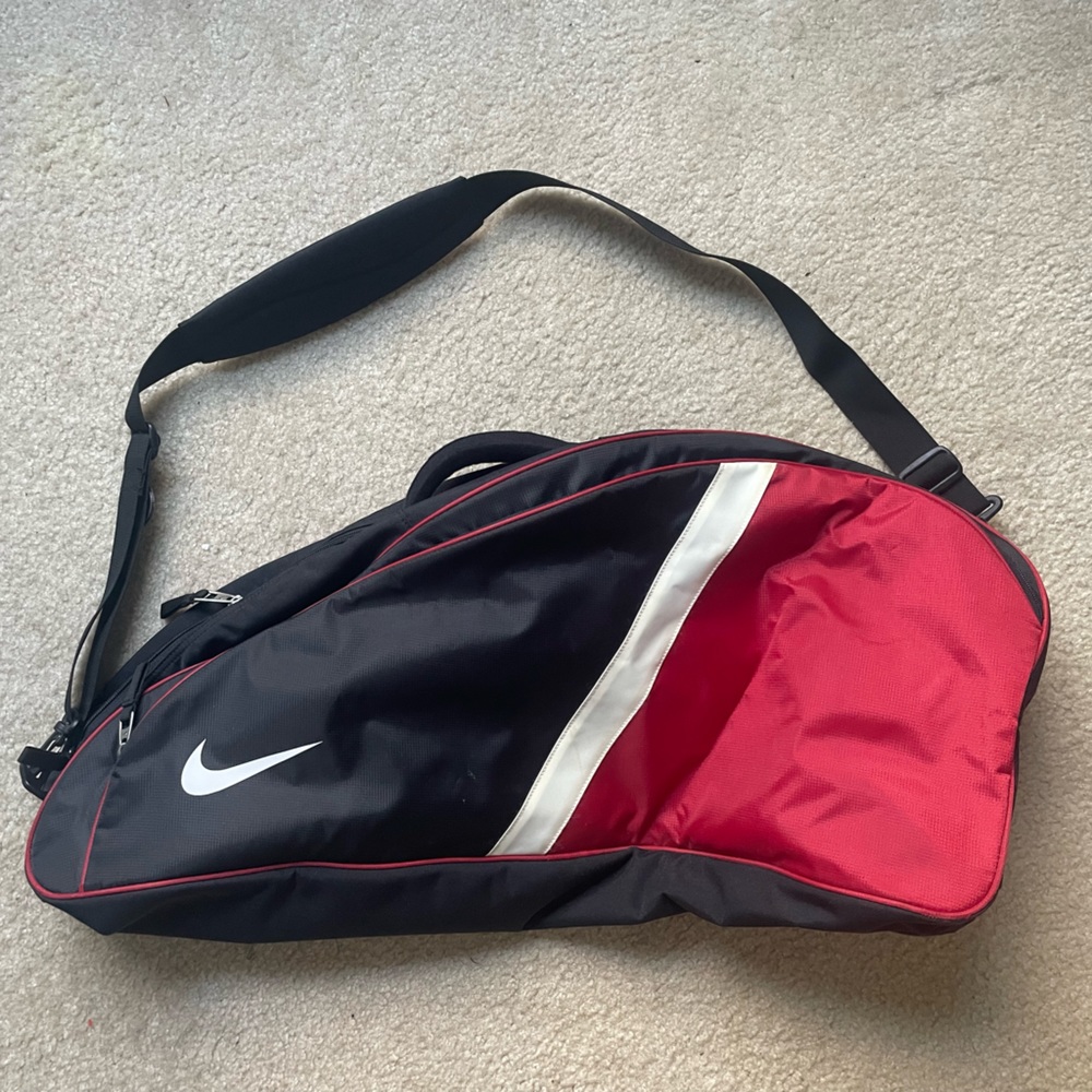 Nike Vintage Tennis Racket Tote with strap and handle